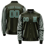 Custom Olive Blue Green Jacket