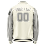 Custom Cream Gray Jacket Jb0303040317041817