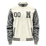 Custom Cream Dark Grey Jacket Jb0303200317201817