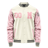 Custom Cream Light Pink Jacket Jb0303210317211817