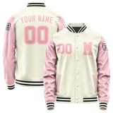 Custom Cream Light Pink Jacket Jb0303210317211817