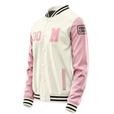 Custom Cream Light Pink Jacket Jb0303210317211817