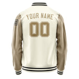 Custom Cream Light Khaki Jacket Jb0303250317251817