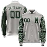 Custom Gray Dark Green Jacket