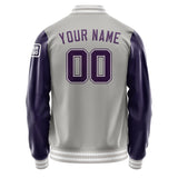 Custom Gray Purple Jacket Jb0404070418071818