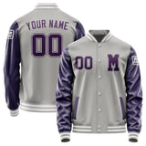 Custom Gray Purple Jacket Jb0404070418071818