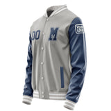 Custom Gray Blue Jacket Jb0404100418101818