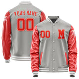 Custom Gray Orange Red Jacket Jb0404120418121818