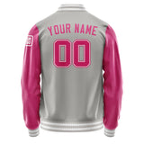 Custom Gray Pink Jacket Jb0404130418131818