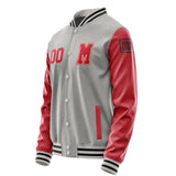 Custom Gray Red Jacket Jb0404140417141817