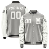 Custom Gray White Jacket