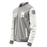 Custom Gray White Jacket Jb0404180417181817