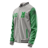 Custom Gray Emerald Green Jacket Jb0404240417241817