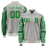 Custom Gray Emerald Green Jacket Jb0404240418241818