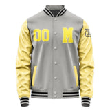 Custom Gray Light Yellow Jacket Jb0404260417261817