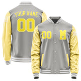 Custom Gray Light Yellow Jacket