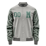 Custom Gray Blue Green Jacket Jb0404270417271817