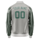 Custom Gray Blue Green Jacket Jb0404270418271818