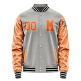 Custom Gray Orange Jacket Jb0404280417281817