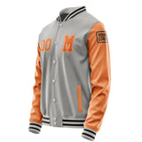 Custom Gray Orange Jacket Jb0404280417281817