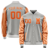 Custom Gray Orange Jacket