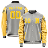 Custom Gray Gold Jacket