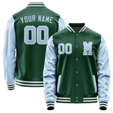 Custom Green Light Blue Jacket Jb0505080518081818