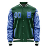 Custom Green Sky Blue Jacket Jb0505090518091818