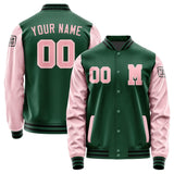 Custom Green Light Pink Jacket