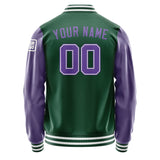 Custom Green Light Purple Jacket Jb0505230518231818