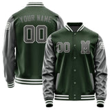 Custom Dark Green Dark Grey Jacket Jb0606200618201818