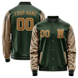 Custom Dark Green Khaki Jacket Jb0606220617221817