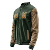 Custom Dark Green Khaki Jacket Jb0606220617221817