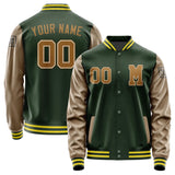 Custom Dark Green Khaki Jacket Jb0606220626221817