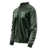 Custom Dark Green Blue Green Jacket Jb0606270617271817