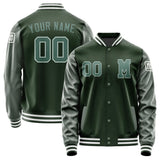 Custom Dark Green Blue Green Jacket Jb0606270618271818