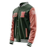 Custom Dark Green Copper Rose Jacket Jb0606290618291818