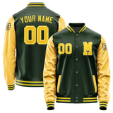 Custom Dark Green Gold Jacket Jb0606300626301817