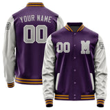 Custom Purple Gray Jacket Jb0707040719041817