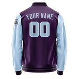 Custom Purple Light Blue Jacket Jb0707080717081817