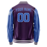 Custom Purple Sky Blue Jacket Jb0707090718091818