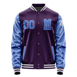 Custom Purple Sky Blue Jacket Jb0707090718091818