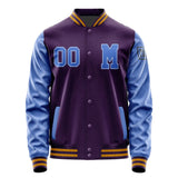 Custom Purple Sky Blue Jacket Jb0707090719091817