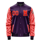 Custom Purple Orange Red Jacket Jb0707120717121817