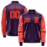 Custom Purple Orange Red Jacket Jb0707120717121817