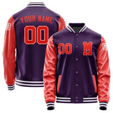 Custom Purple Orange Red Jacket Jb0707120718121818