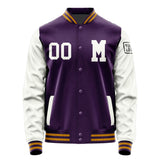 Custom Purple White Jacket Jb0707180719181817