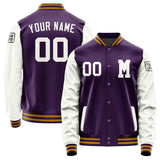 Custom Purple White Jacket Jb0707180719181817