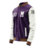 Custom Purple White Jacket Jb0707180719181817