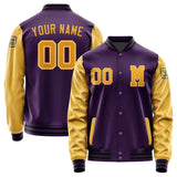 Custom Purple Yellow Jacket Jb0707190717191817